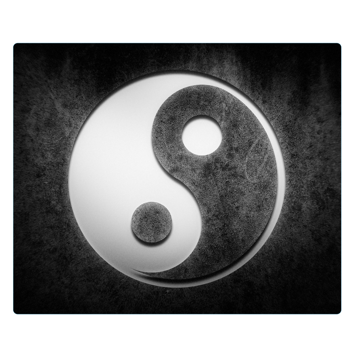 Mouse pad : YIN & YANG